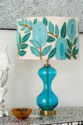 Banksia velvet drum shade - Large
