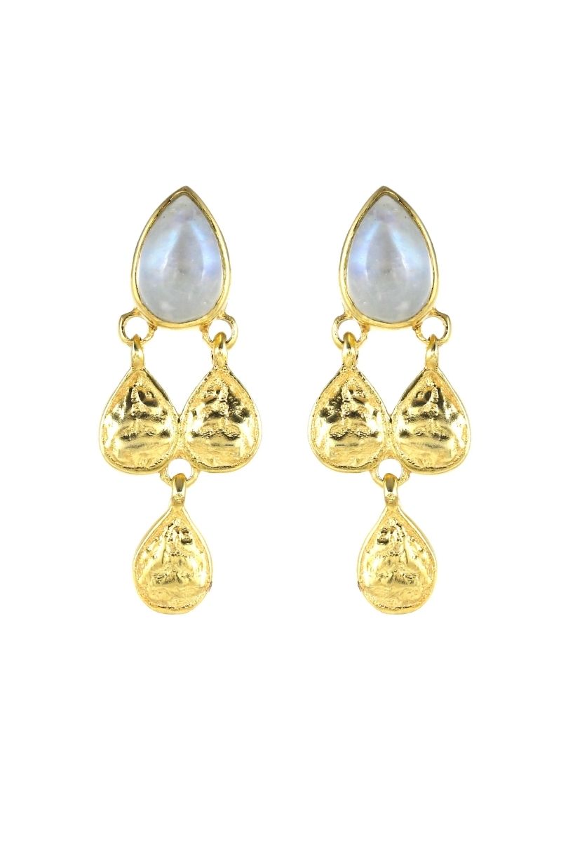 Barani Moonstone Drop Earrings