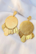 Gold Aurelia Multi Disc Earrings