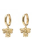 Bee Huggie Gold Earrings by GA