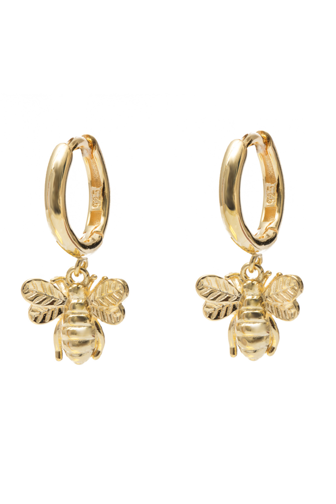 Bee Huggie Gold Earrings by GA