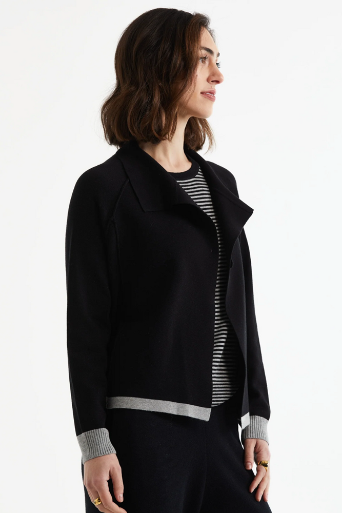 Shop Black Milano Jacket LD & Co - Origen Imports
