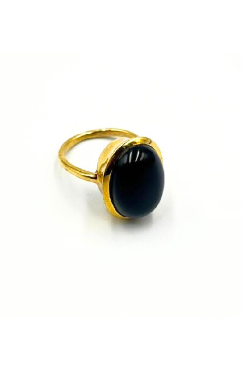 Shop Black Moonstone Ring By Origen - Origen Imports