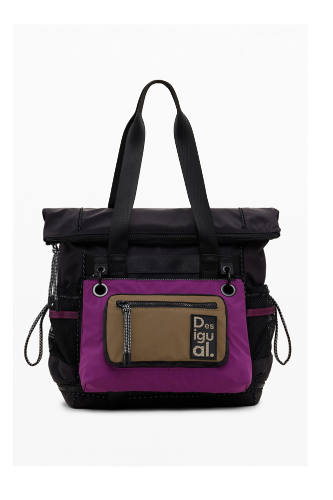 Shop Black Multi Position Backpack Voyager By Desigual - Origen Imports