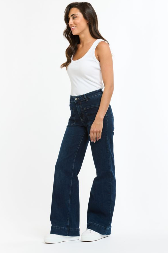 Shop Bobbi Dark Denim Jeans By Italian Star - Origen Imports