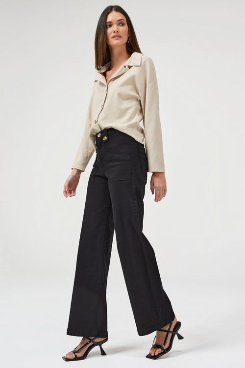 Shop Black Carrie Jeans By Dricoper - Origen Imports