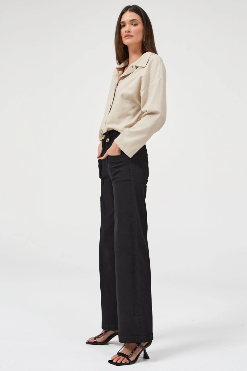 Shop Black Carrie Jeans By Dricoper - Origen Imports