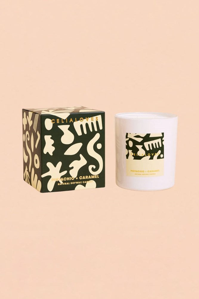 Pistachio & Caramel Candle