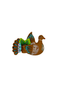 Decorative ceramic dove on a white background