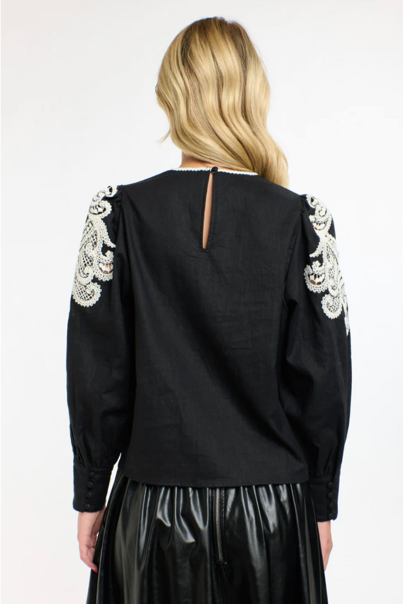 Shop Danbury Black & White Top by 365 Days - Origen Imports