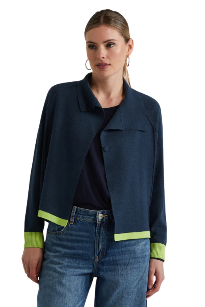 Shop Denim Milano Knit Jacket LD & Co - Origen Imports