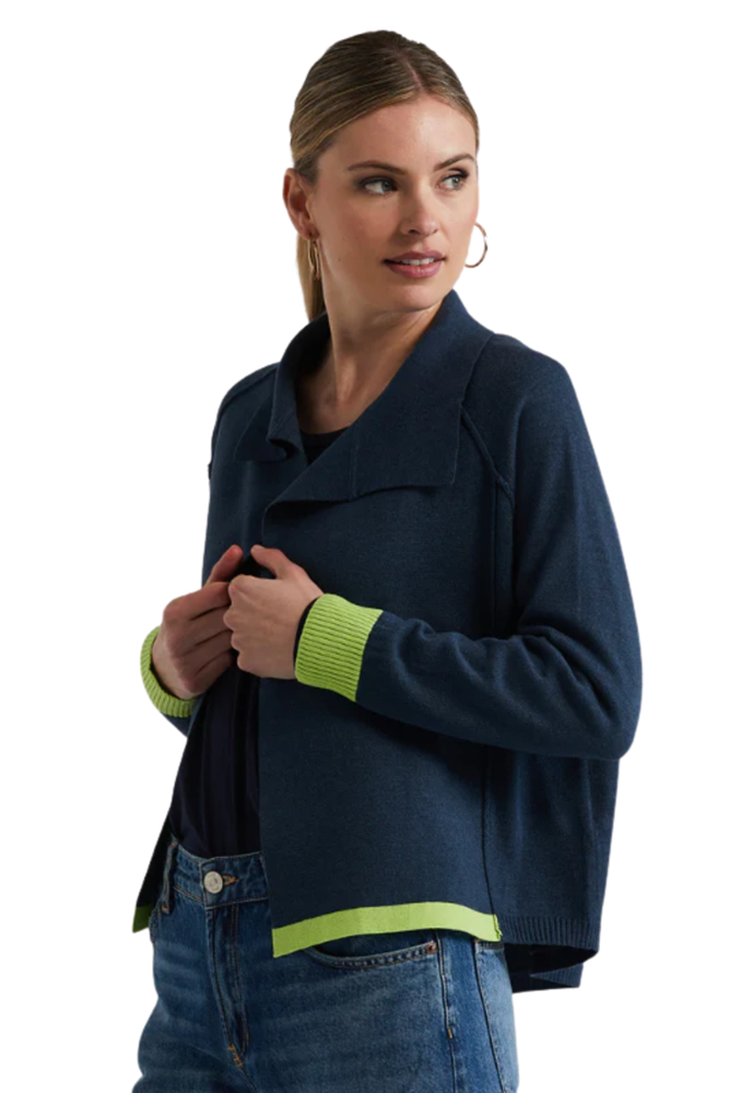 Shop Denim Milano Knit Jacket LD & Co - Origen Imports