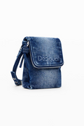 Shop Denim Phone Holder Bag By Desigual - Origen Imports