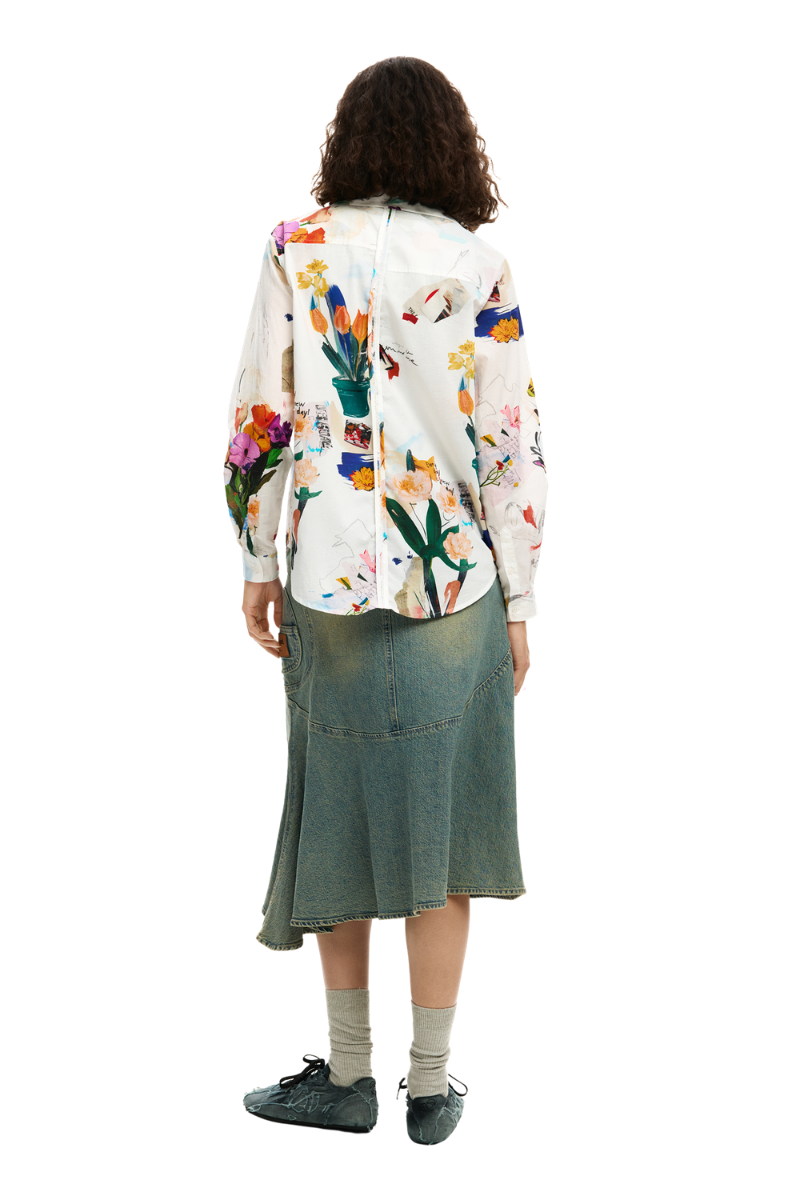 Desigual Floral Art Shirt