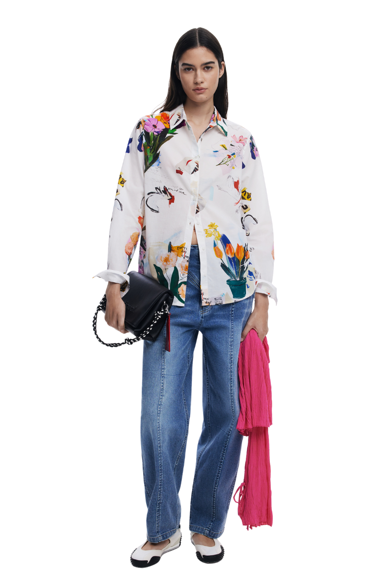 Desigual Floral Art Shirt