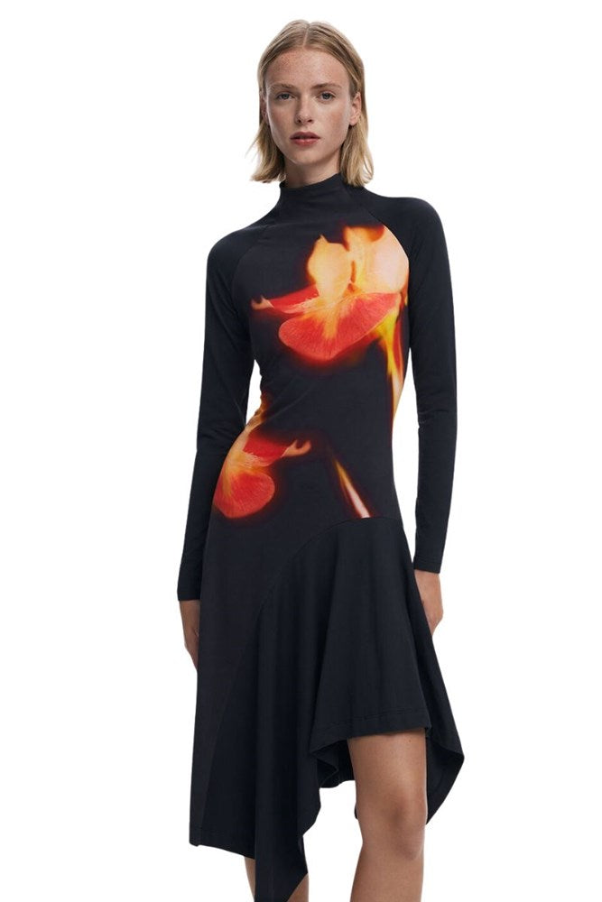 Desigual Asymmetric Fitted Dress