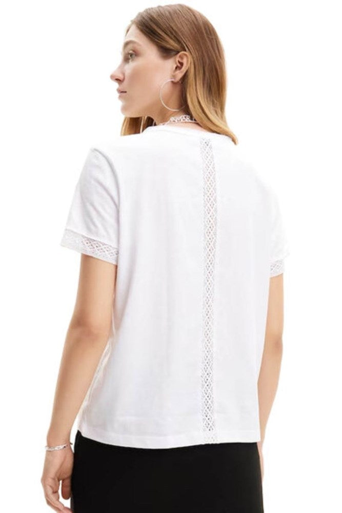Desigual Damasco V Neck T-shirt