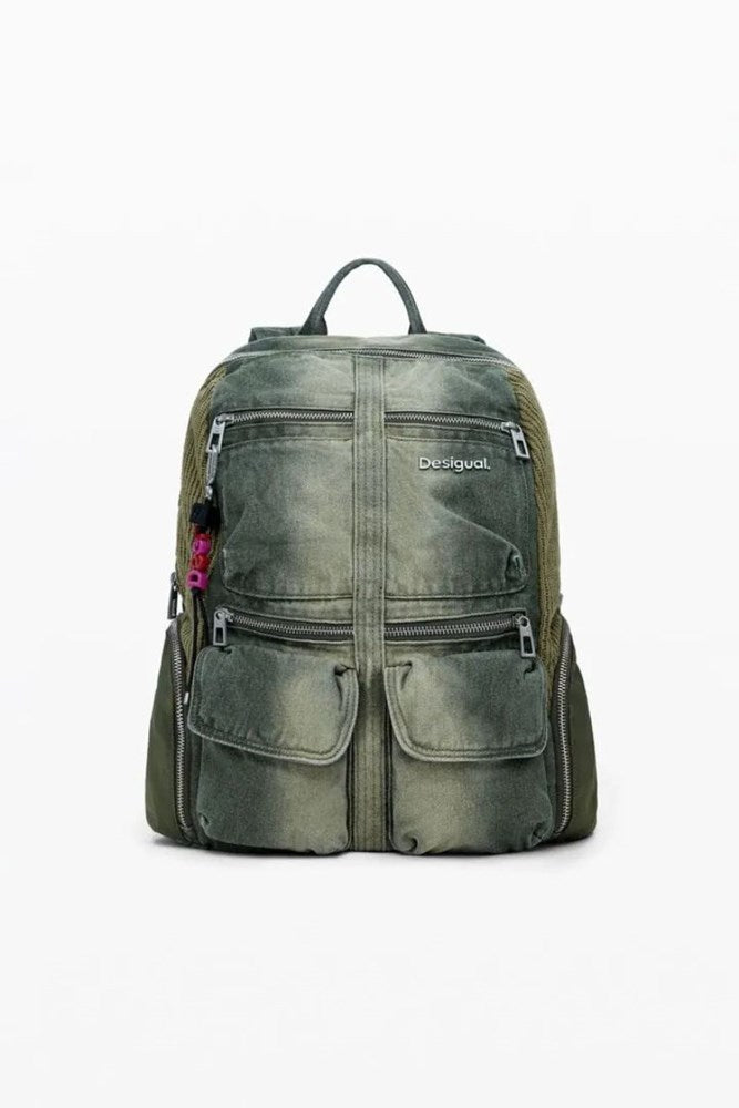 Desigual Utility denim hybrid backpack