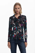 Desigual Oporto Flocked Blouse