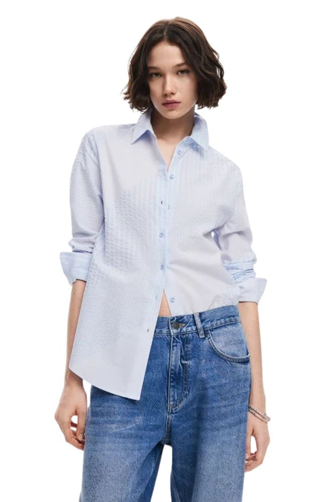 Desigual Textured Cotton Shirt