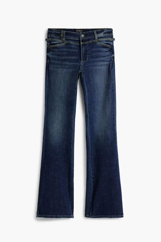 Desigual Washed Flared Jeans