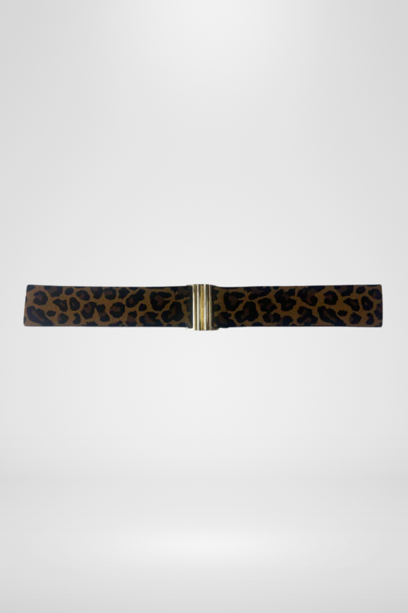 Shop Elastic Belt By 365 Days - Animal Print - Origen Imports