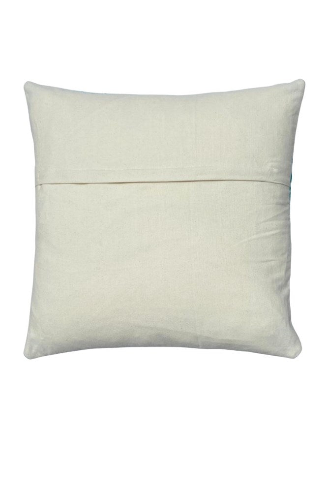 Frida Embroidered Square Cushion - By Origen Imports
