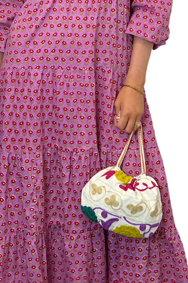 Shop Embroidered Pouch Bag - Origen Imports