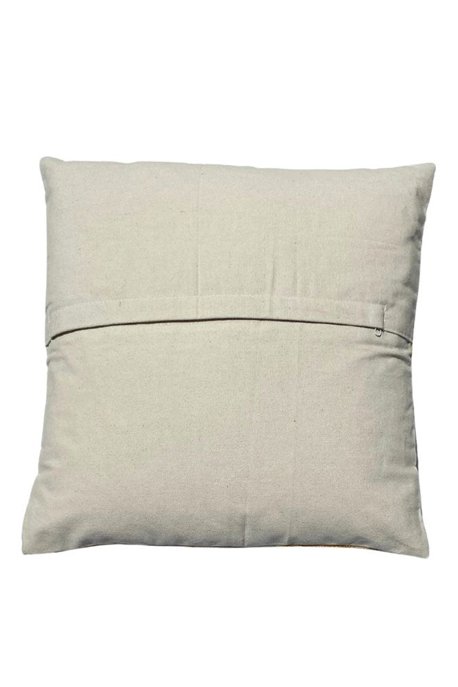 Frida Embroidered Square Cushion - By Origen Imports