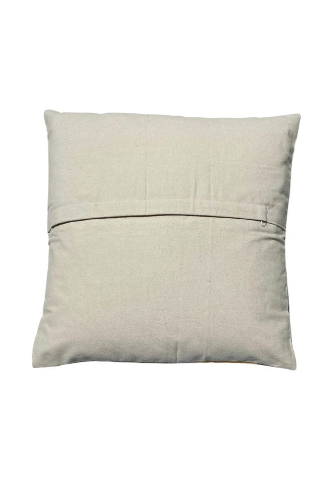 Frida Embroidered Square Cushion - By Origen Imports