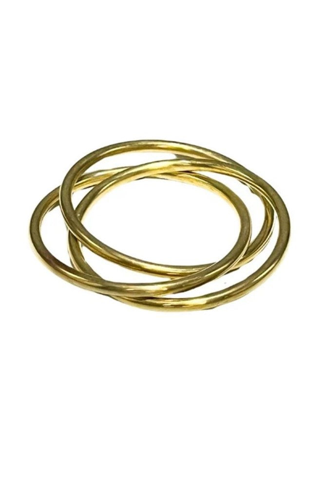 Gold Trio Bangles By Origen Imports