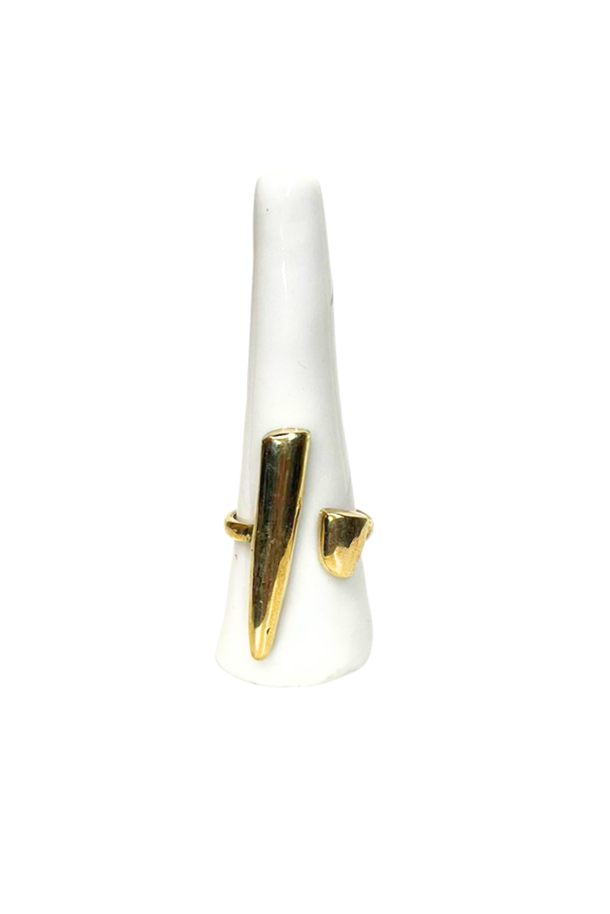 Shop Gold Tower Adjustable Ring By Origen - Origen Imports