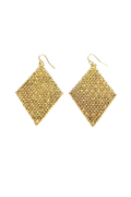 Shop Gold Triangle Drop Earrings By Origen Imports - Origen Imports