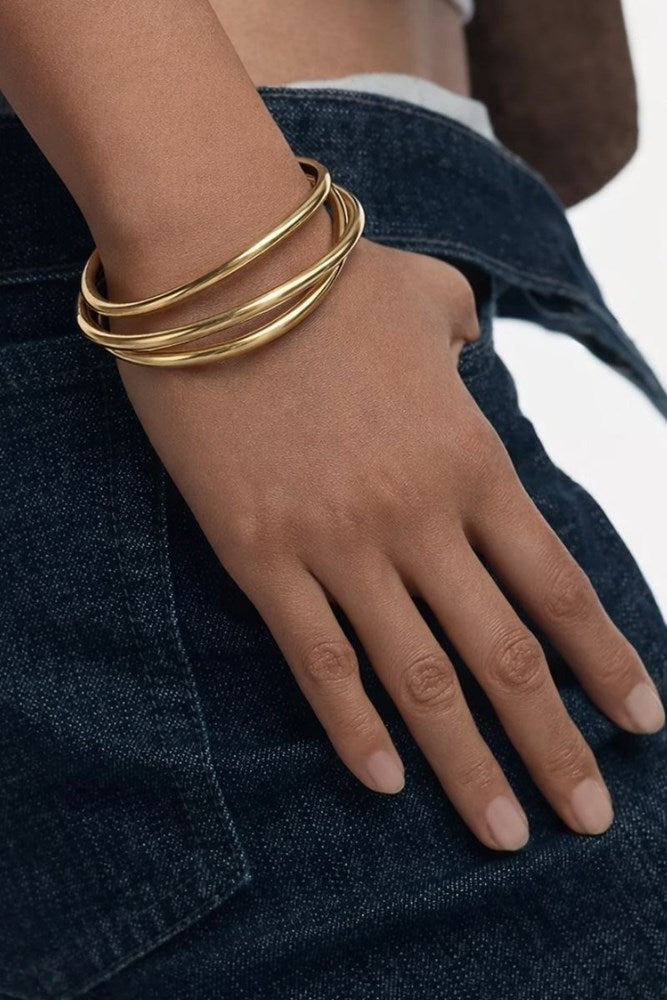 Gold Trio Bangles By Origen Imports