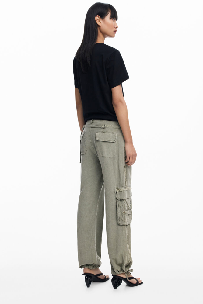 Shop Green Cargo Pants By Desigual - Origen Imports