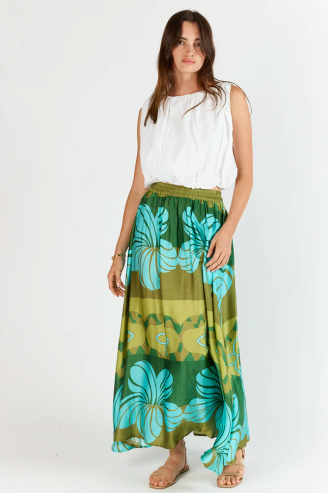 Shop Green Pelota Skirt by Itami - Origen Imports