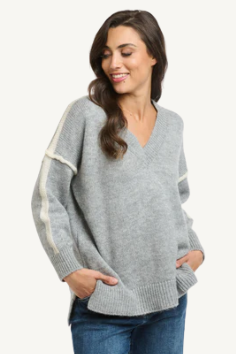 Shop Grey Mohair Piper Knit by Italian Star - Origen Imports