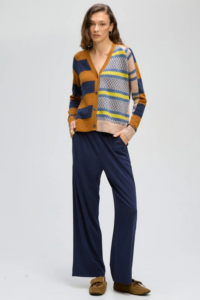 Toffee Groove Stripe Cardi by LD & C0