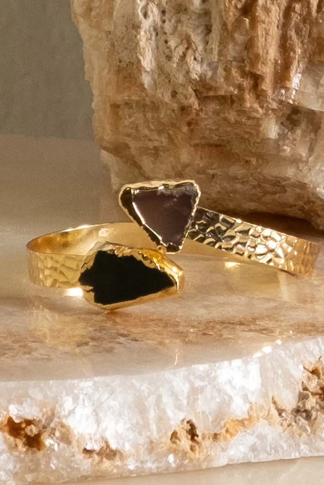 Shop Halcyon Double Stone Cuff Bracelet - Origen Imports