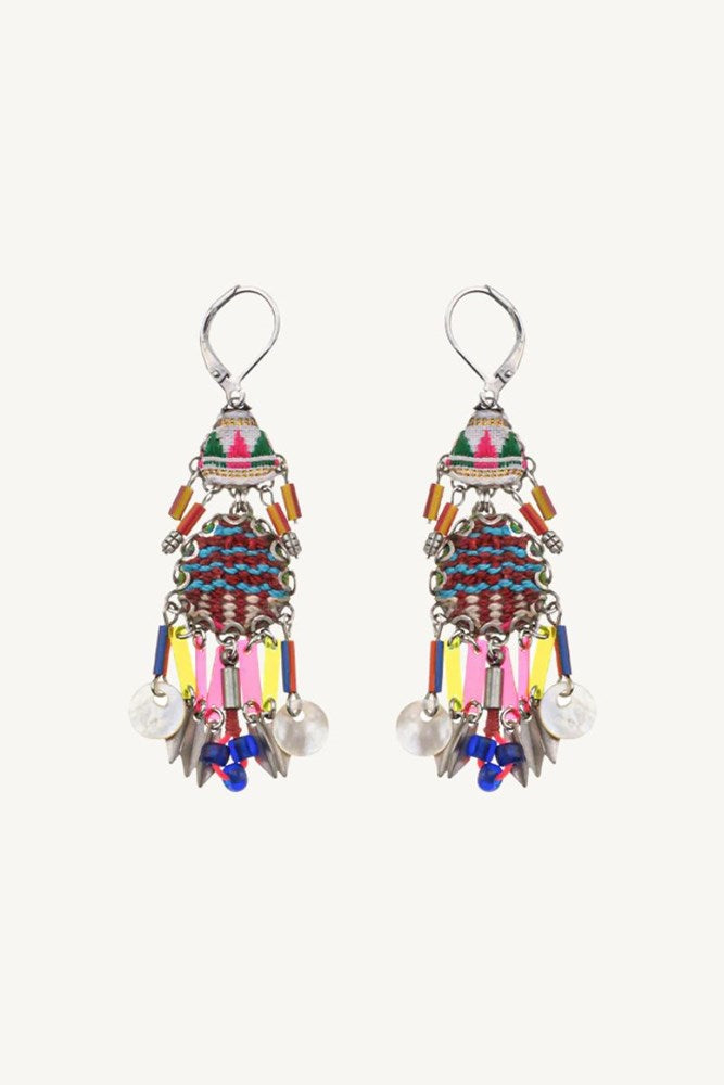 African Dance Boho Drop Earrings Vagabond by Ayala Bar
