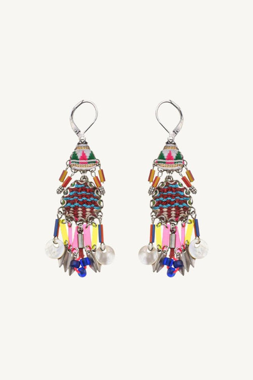 African Dance Boho Drop Earrings Vagabond by Ayala Bar