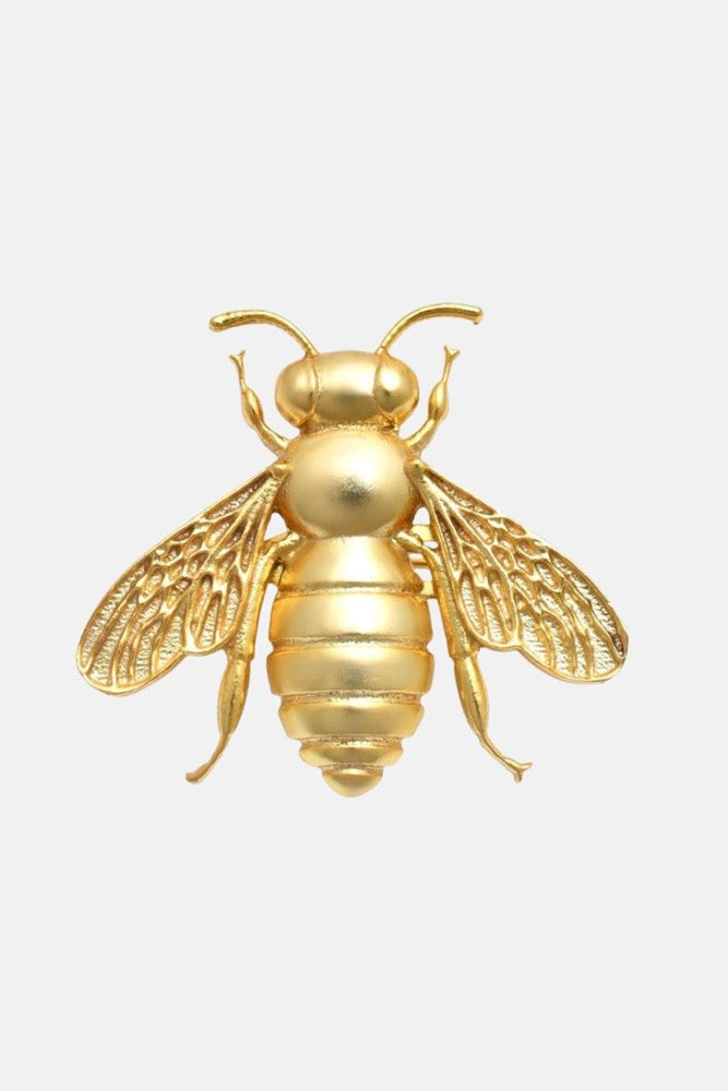 Gold Bee Brooch