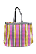 Iris large Striped Carry Bag