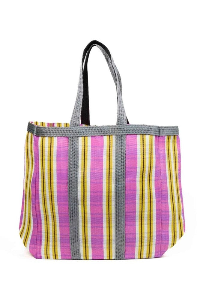 Iris large Striped Carry Bag