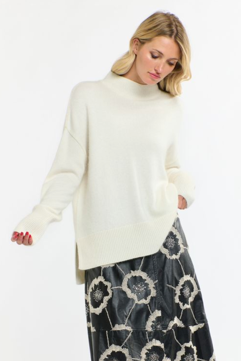 Shop Isla Winter White Angora Knit by 365 Days - Origen Imports