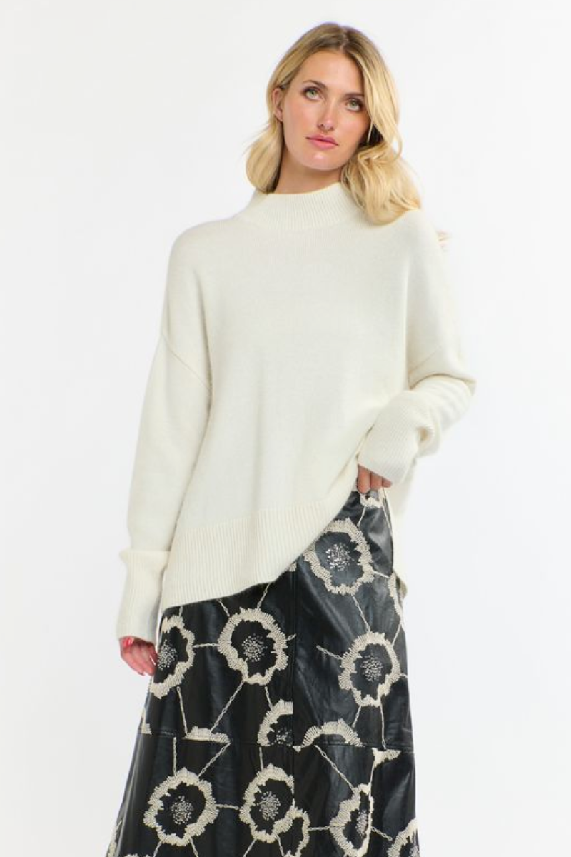 Shop Isla Winter White Angora Knit by 365 Days - Origen Imports