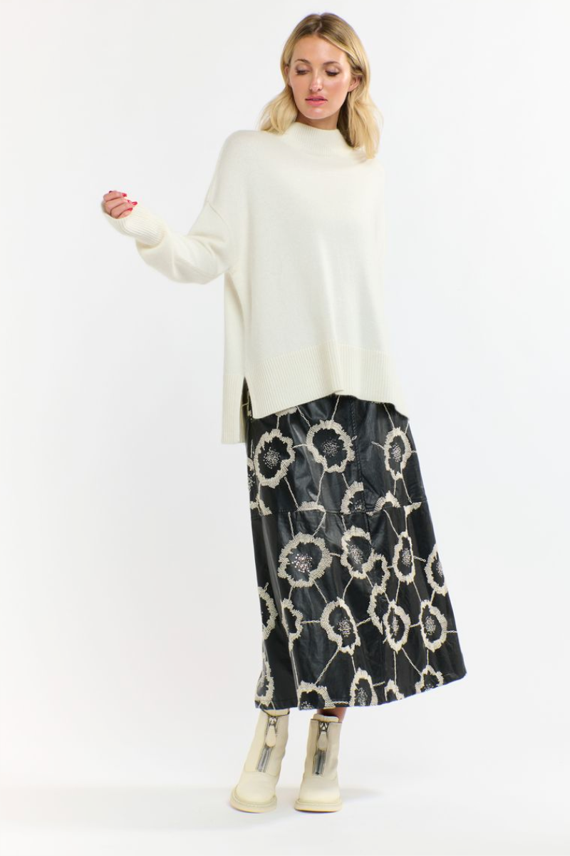 Shop Isla Winter White Angora Knit by 365 Days - Origen Imports