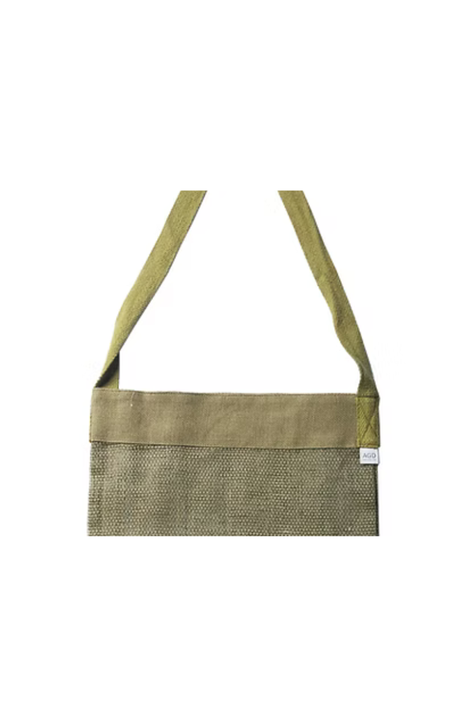 Jute Mesh Tote Olive