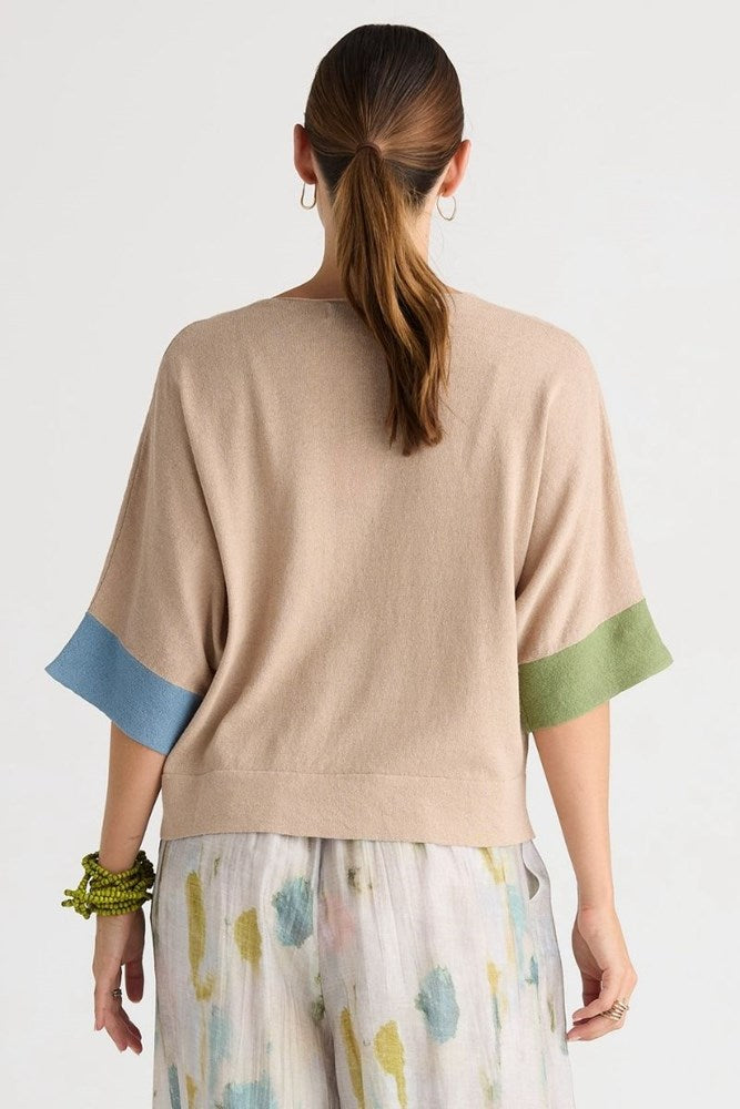 Ld + Co Contrast Cuff Top