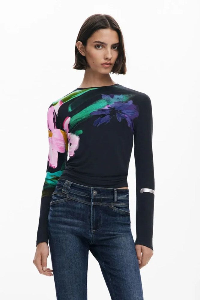 Desigual Lena Floral L/S Top